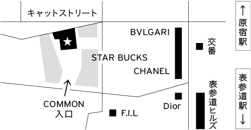 ギャラリーCOMMONマップ